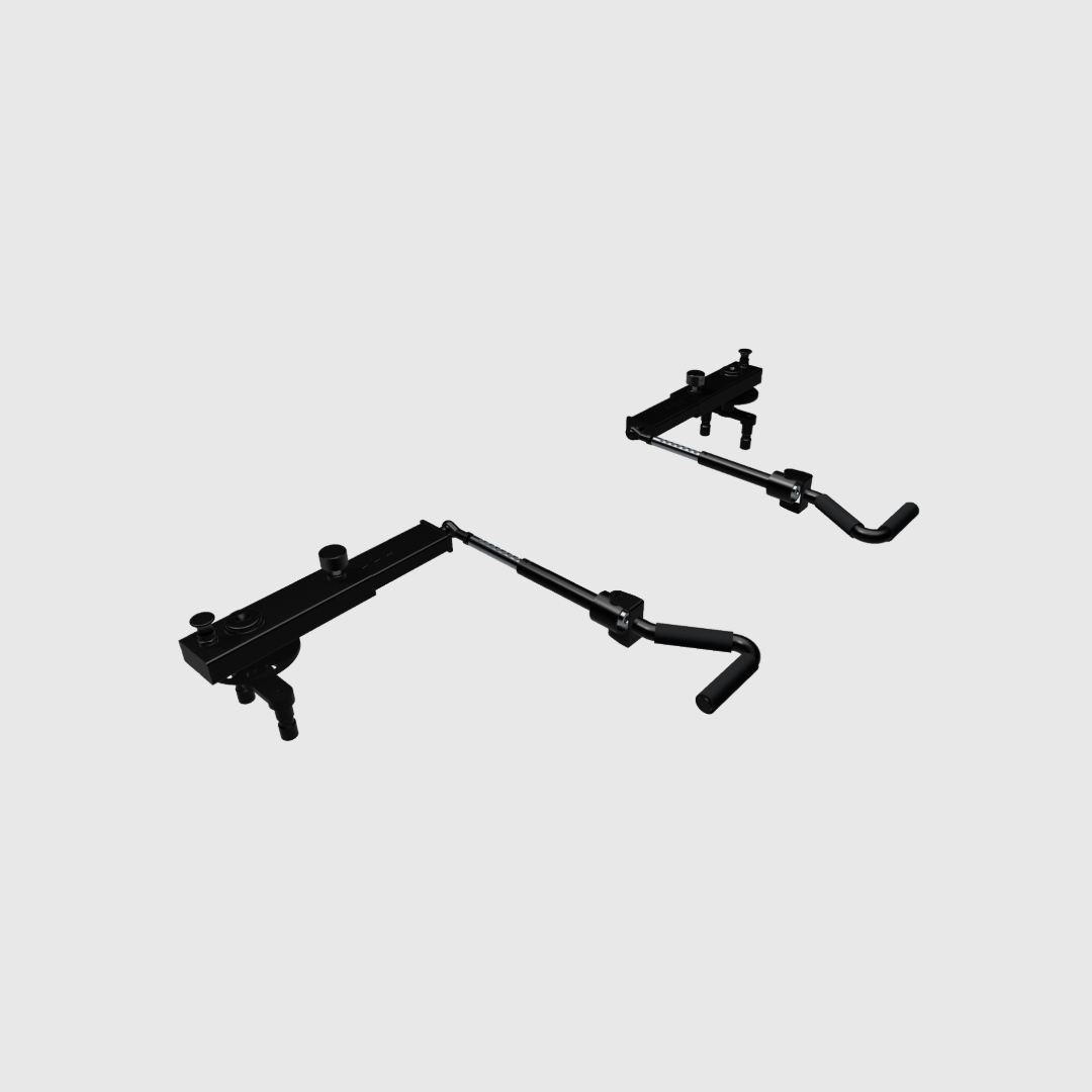 Bulletproof row handle pair for cable row movements.